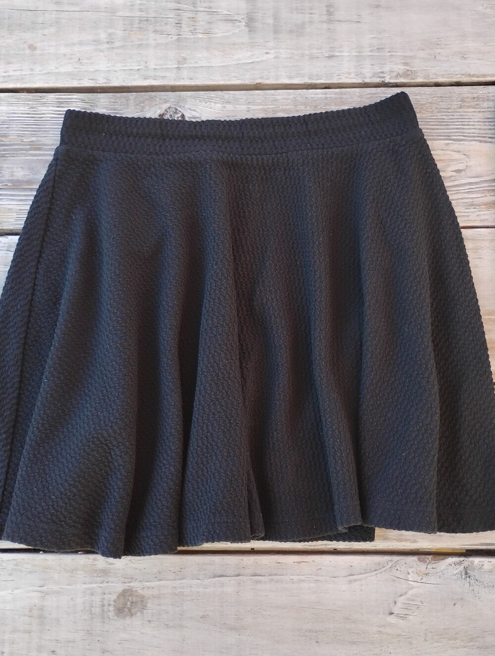 Vintage Size M Y2K Bershka Black Skater Skirt